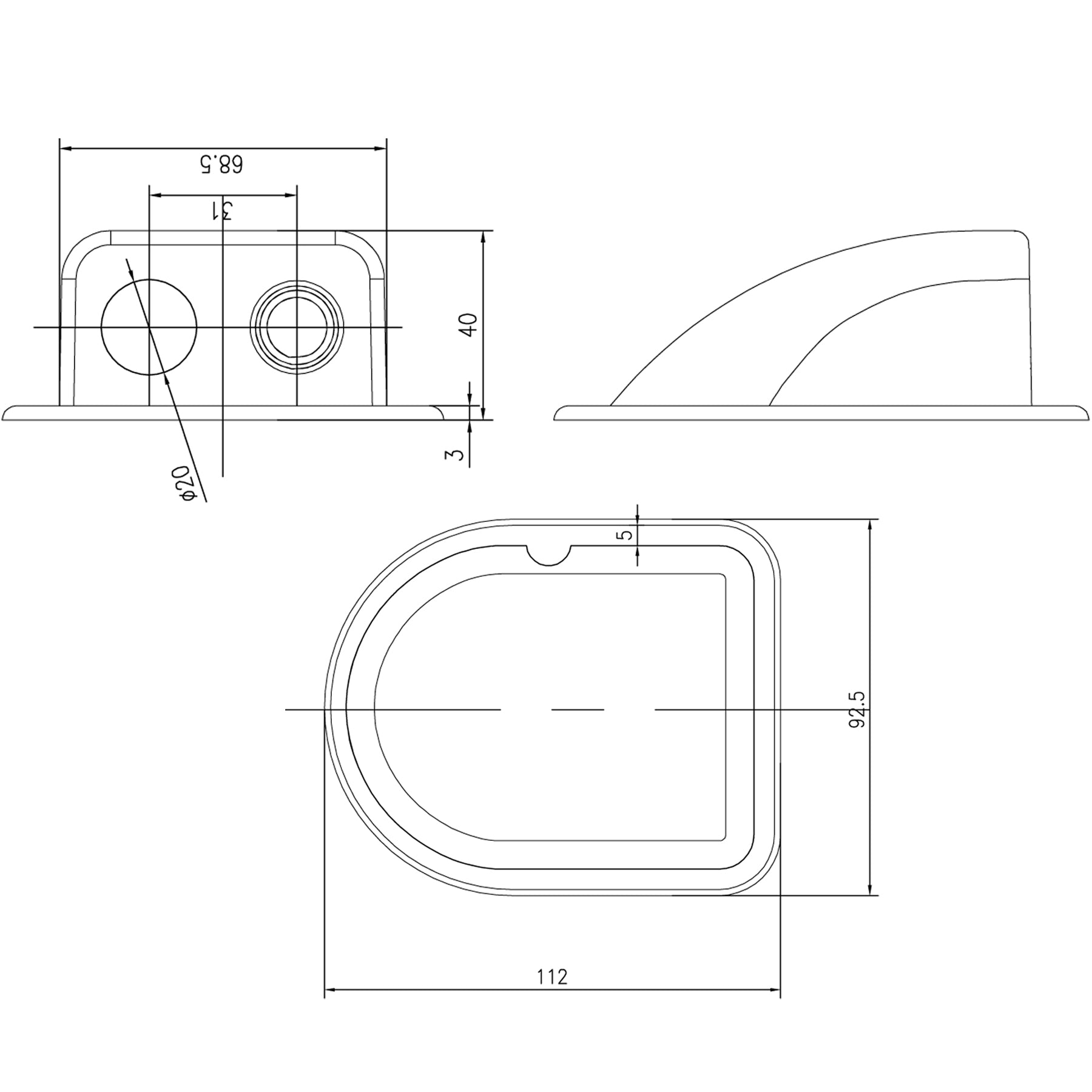 300 W SOLA Flex Mono mobile home solar system complete set - 11-14009 Incl. 0% VAT according to §12 para. 3 UStG.