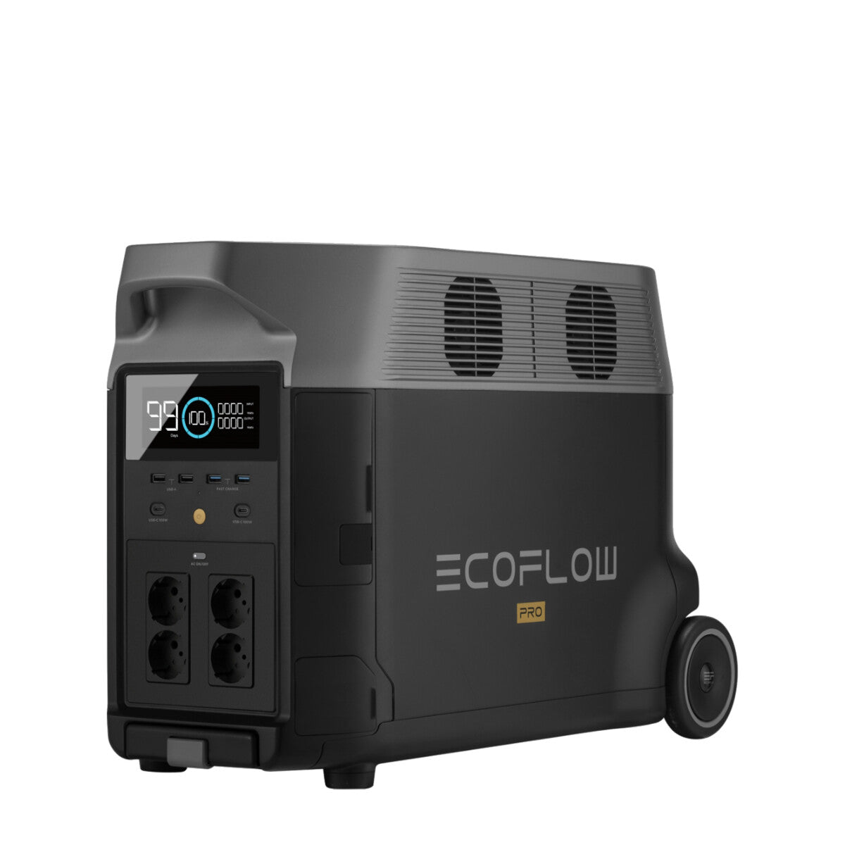 EcoFlow DELTA Pro (3600 Wh) power station bundle with 3x EcoFlow solar panel 400 W (1200 W) - 305-21621-09
