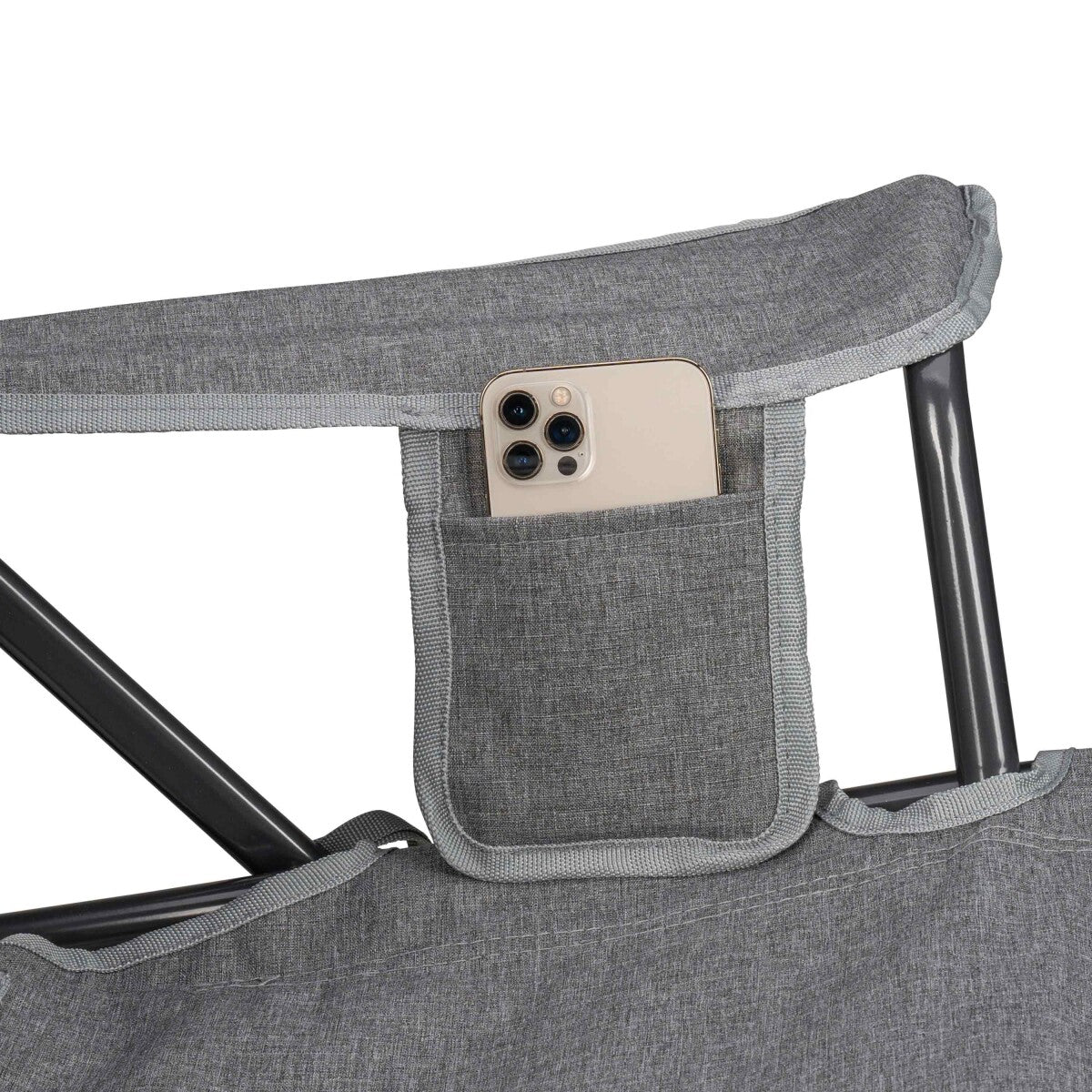 GCI Outdoor Kickback Rocker Campingstuhl Heathered Pewter