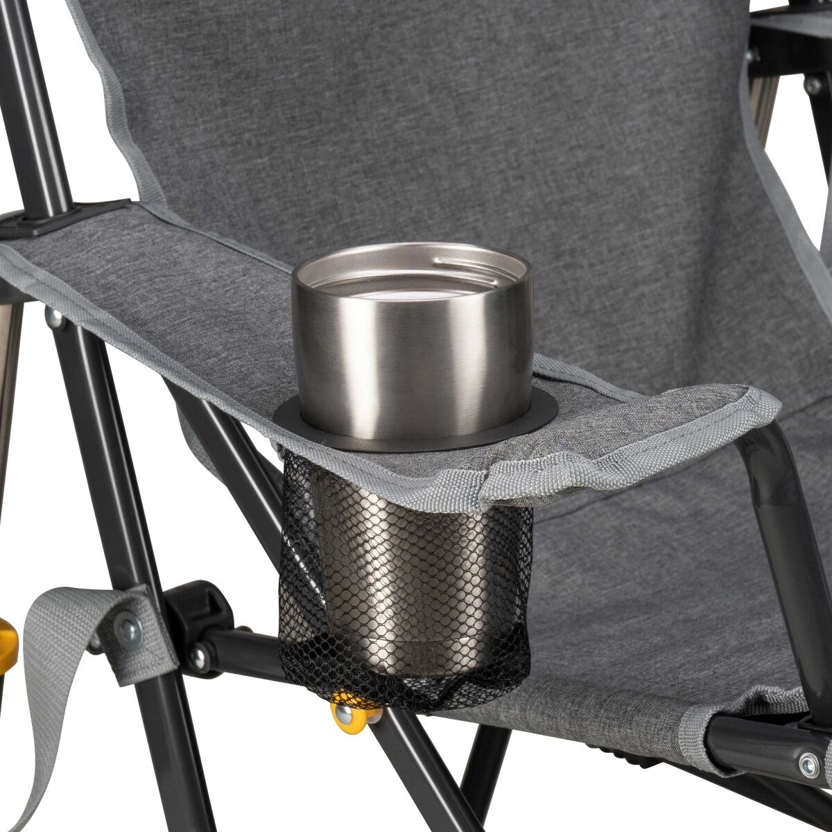 GCI Outdoor Kickback Rocker Campingstuhl Heathered Pewter