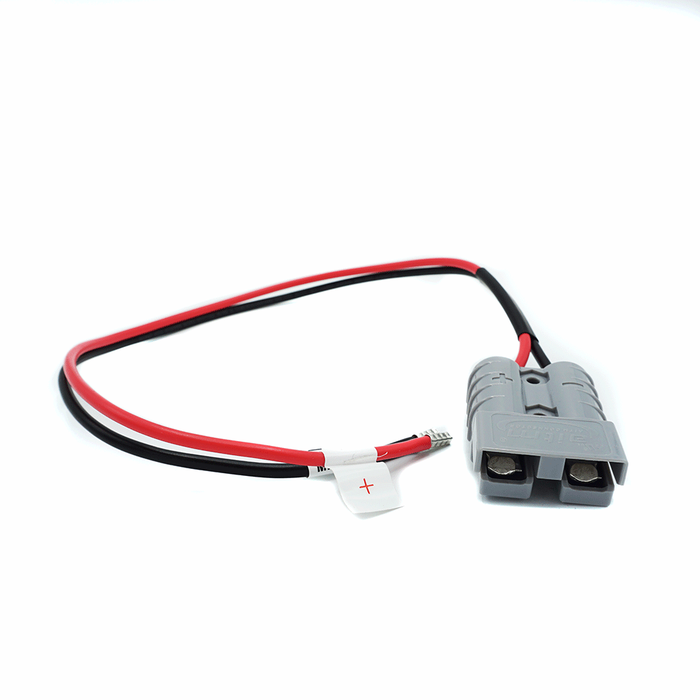 WATTSTUNDE® Adapterkabel 4mm² A50/Aderendhülse 50cm schwarz