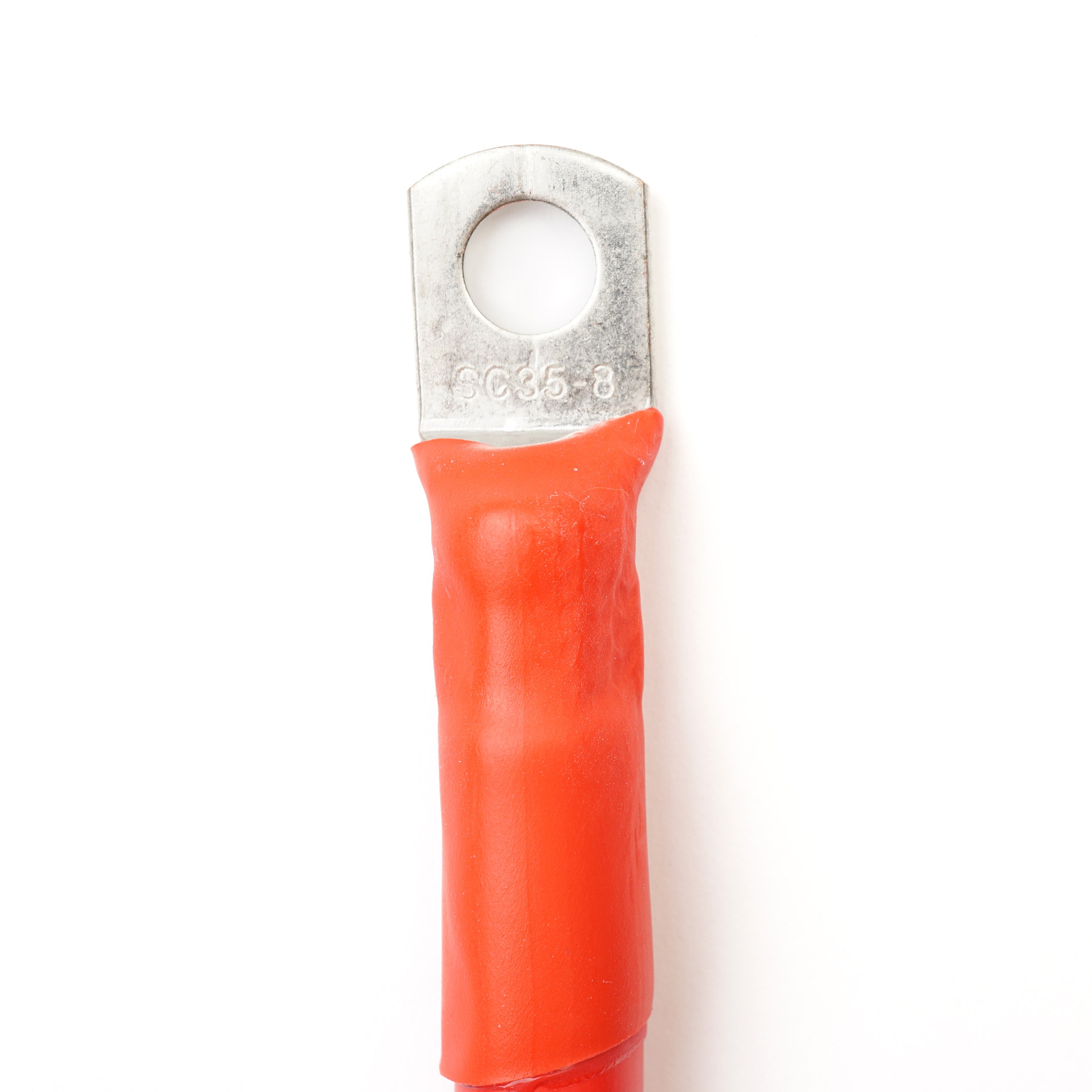 WATTSTUNDE® Batteriekabel 35mm² M8/M8 15cm rot