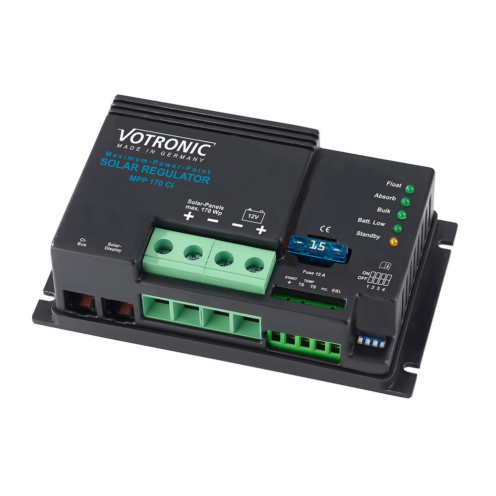 WATTSTUNDE 100W ULTRA LIGHT Solarkoffer WS100SUL mit Votronic MPP170 CI Laderegler