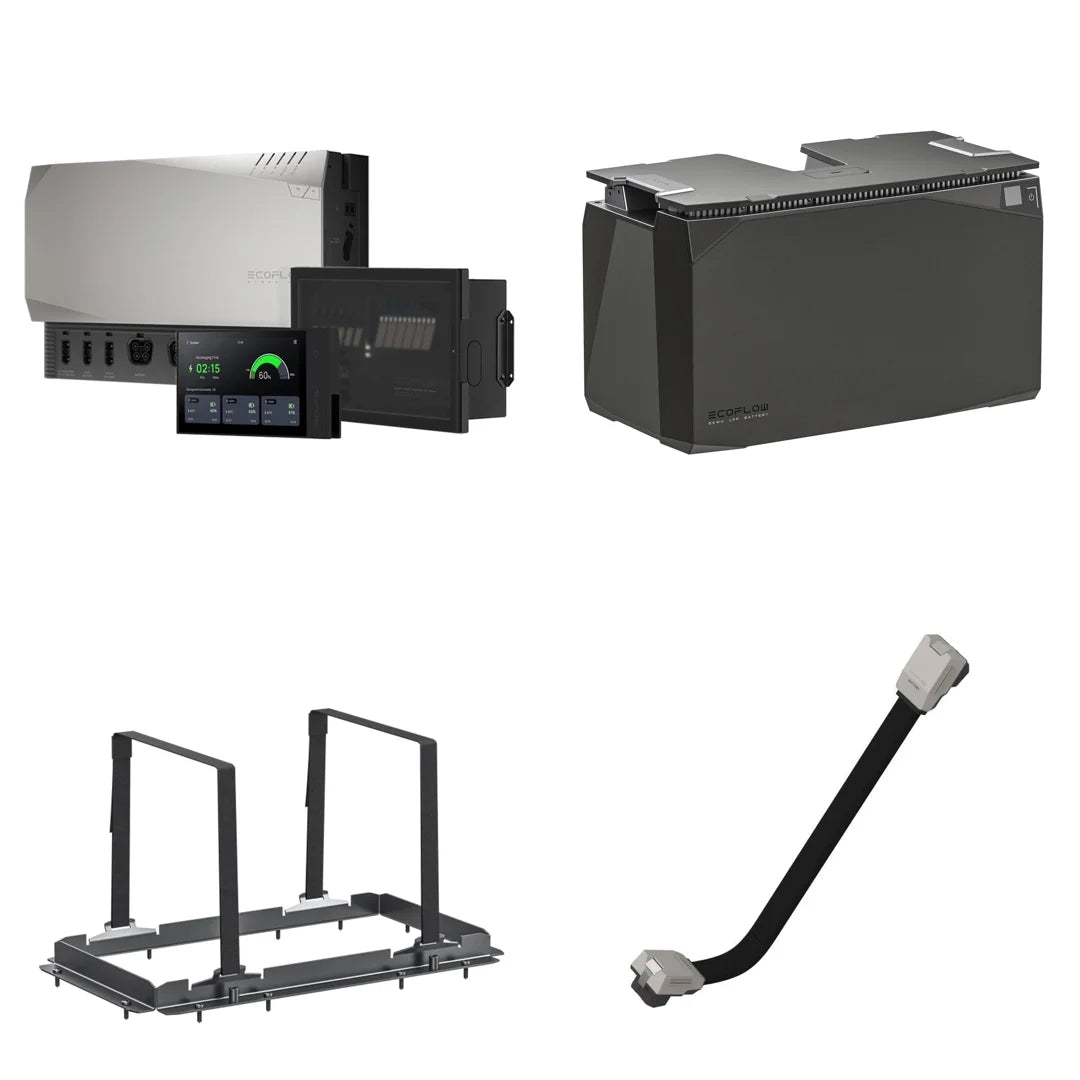 EcoFlow Independence Kit mit Power Hub, Distribution Panel, Monitor, Kabelpaket und Akku im Set 5 kWh - 305-240042-004 Inkl. 0% MwSt. gemäß §12 Abs.3 UstG.