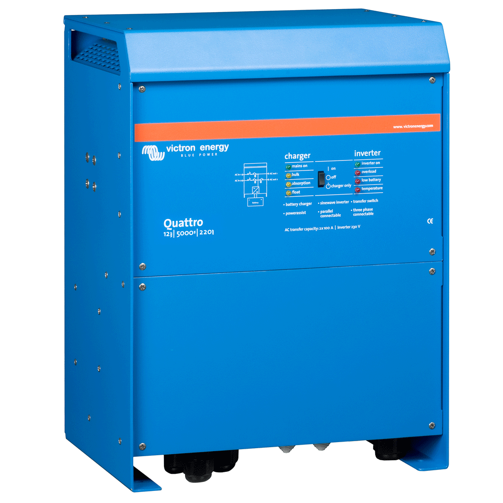 Victron Quattro 12/5000/220-100/100 4000W inverter and charger