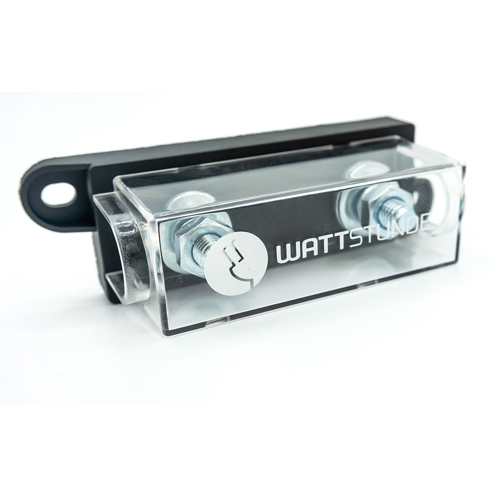 WATTSTUNDE® Sicherungshalter FH-M1  transparent für ANM Hochlastsicherungen