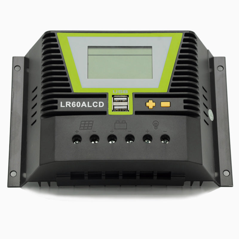 480W Solar Inselanlage Bausatz (3x160W) Solar Laderegler 60A LR60ALCD 2xUSB 12/24V - 12-14501-002 Inkl. 0% MwSt. gemäß §12 Abs.3 UstG.