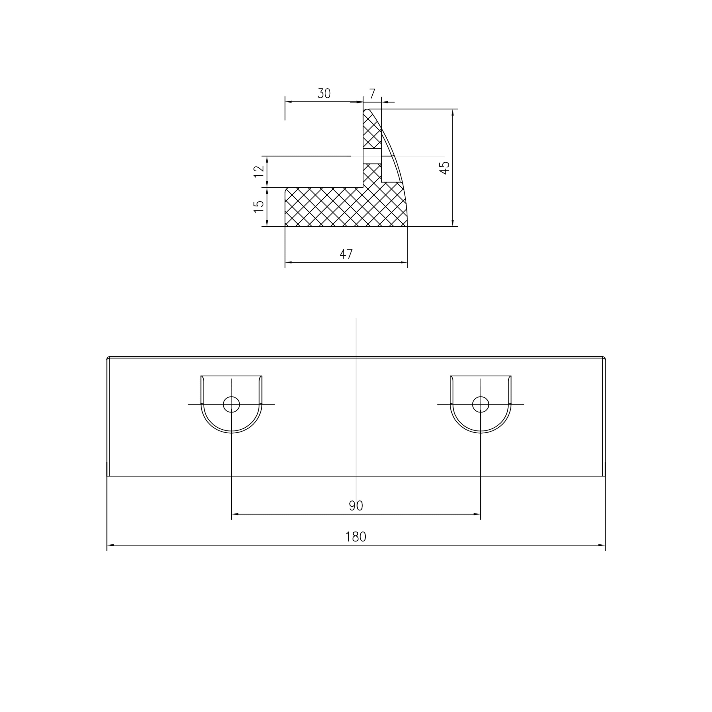 WATTSTUNDE® MOUNT Solarmodul Halterung short weiß