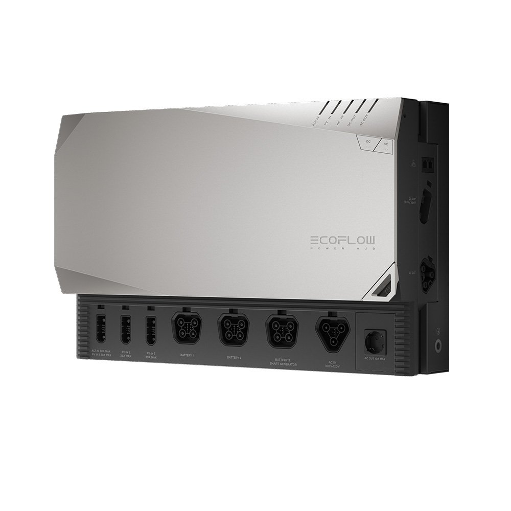 EcoFlow Independence Kit mit Power Hub, Distribution Panel, Monitor, Kabelpaket und Akku im Set 5 kWh - 305-240042-004