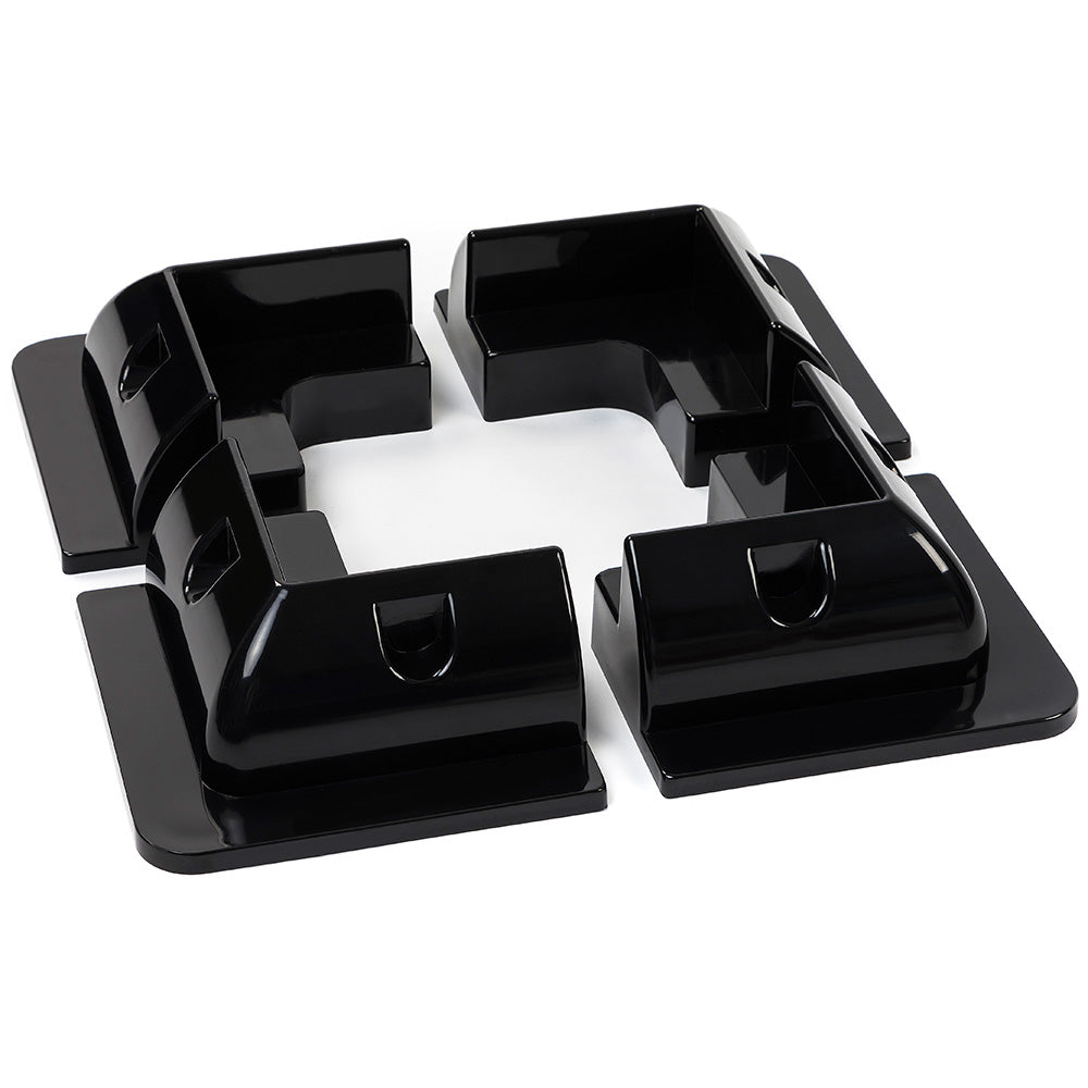 WATTSTUNDE® Solarmodul Halteecken HXE/S ASA Kunststoff schwarz