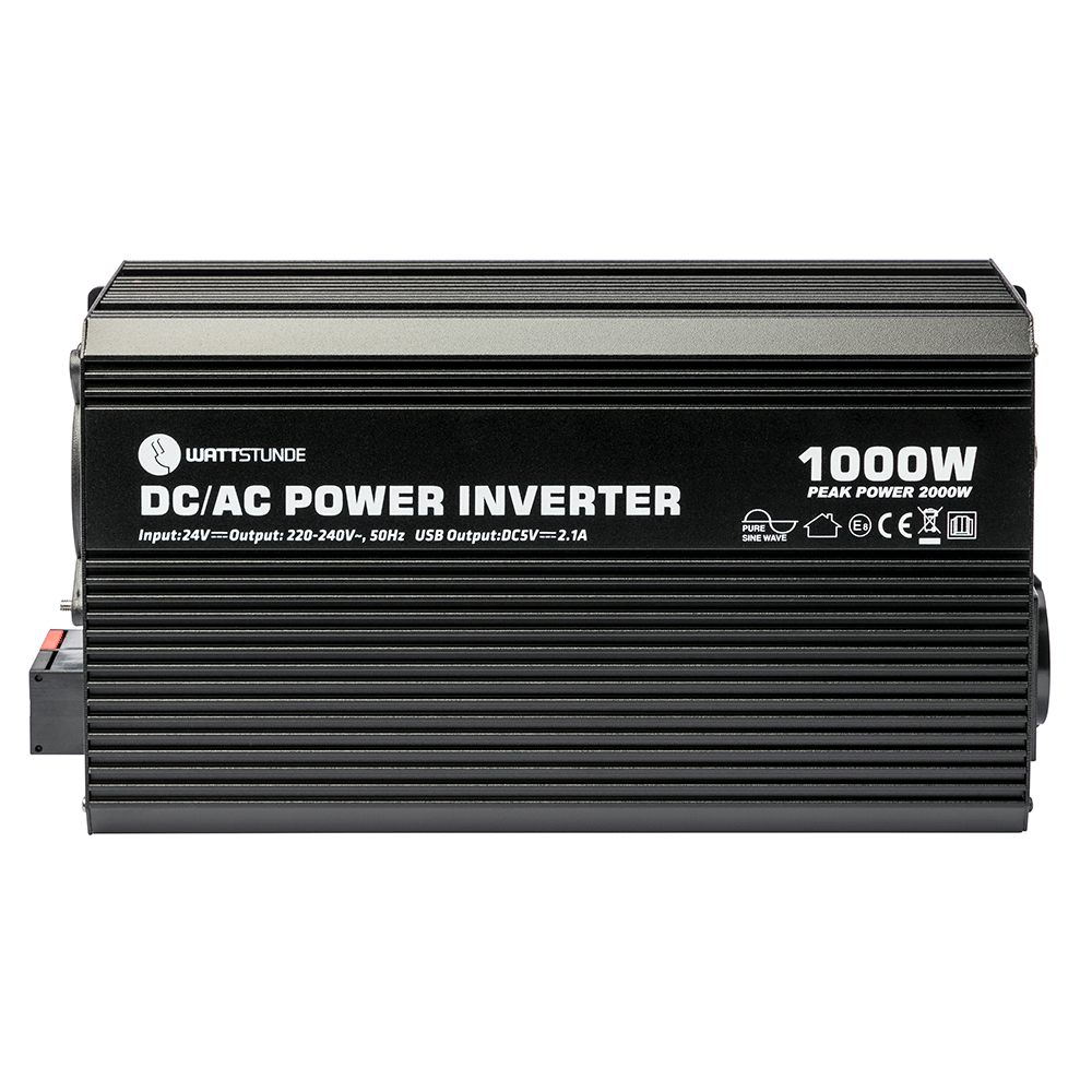WATTSTUNDE® 1000W / 2000W 24V Sinus Spannungswandler WS24/1000SI