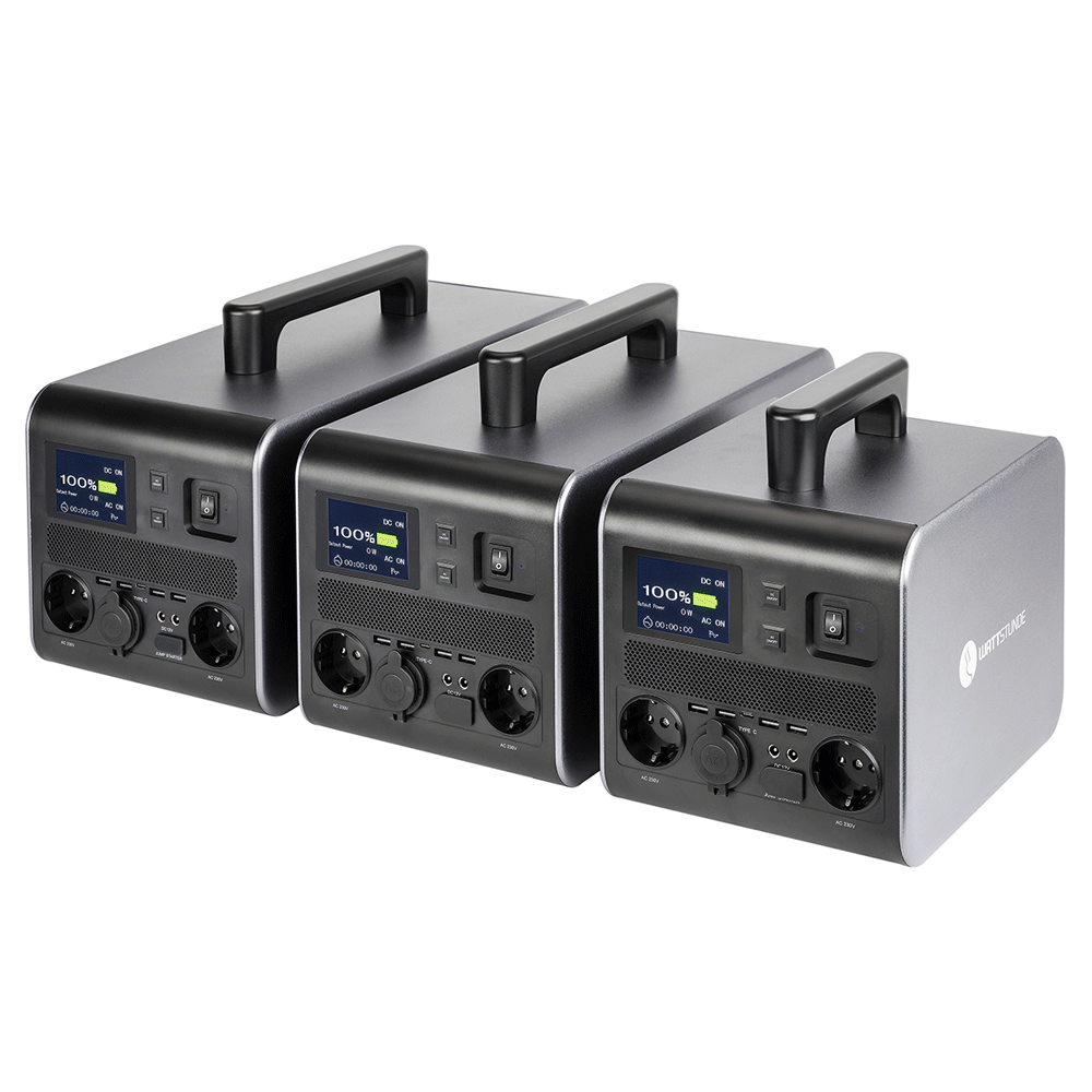 WATTSTUNDE® WS500PD POWERDUDE Powerstation 500W / 540Wh