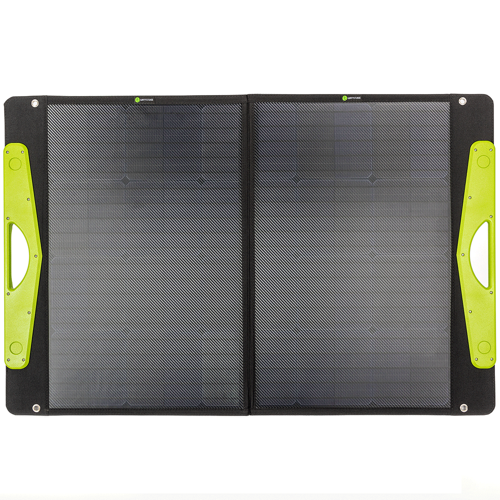 WATTSTUNDE® 100W SolarBuddy Solartasche WS100SB direkt mit USB Anschluss