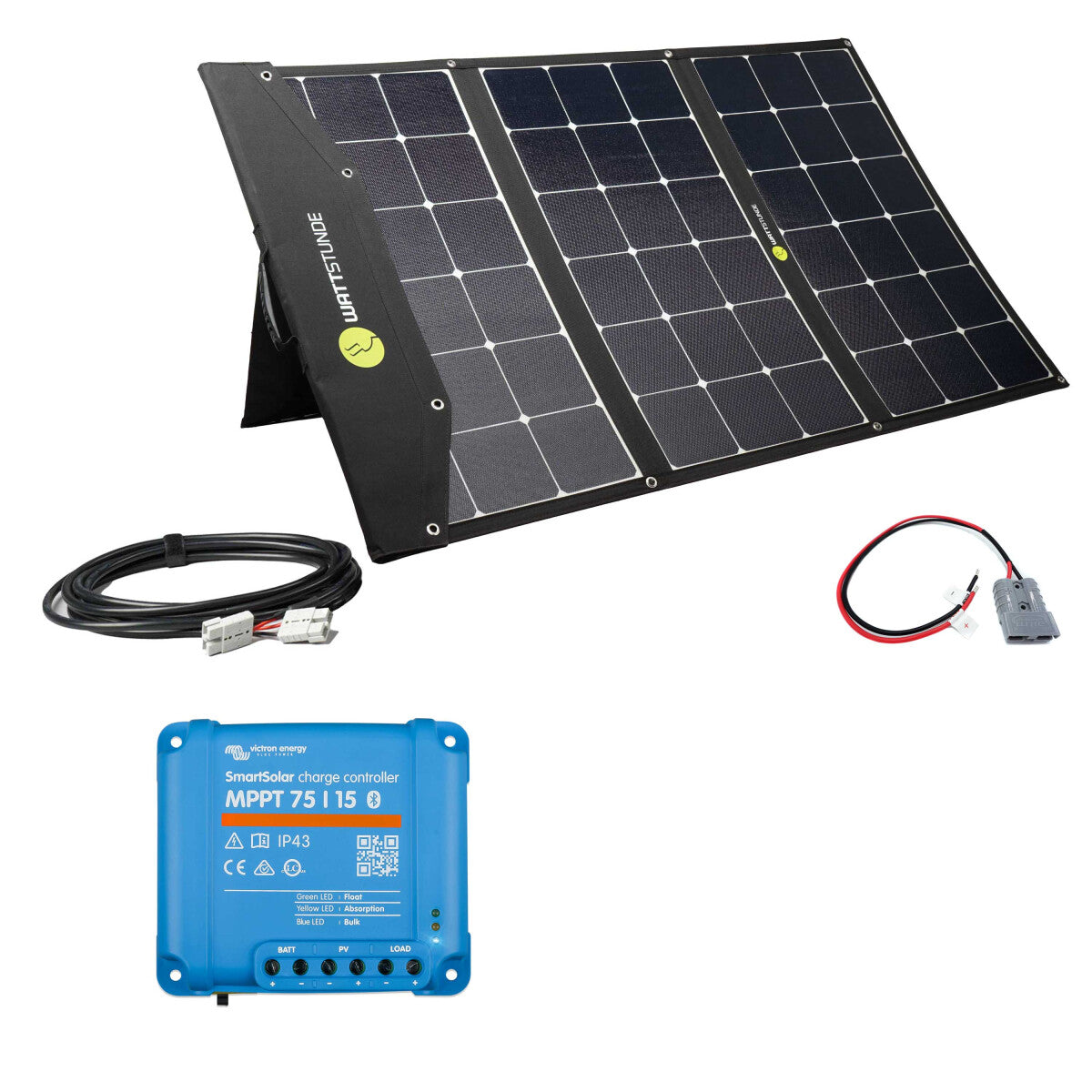 WATTSTUNDE® SOLA Ease 200W-HV SunFolder Solar Bag Variation Set Victron SmartSolar 75/15 No - 101-10204-04