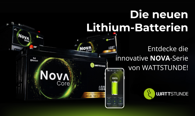 Die neuen Lithium-Batterien | die WATTSTUNDE Nove-Serie