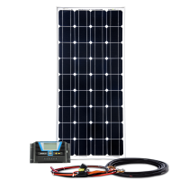 150W Solar Inselanlage Bausatz Solar Laderegler 30A LR30ALCD 2xUSB 12/24V