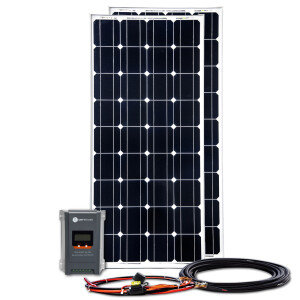 300W Solar Inselanlage Bausatz (2x150W) WATTSTUNDE® 30A...