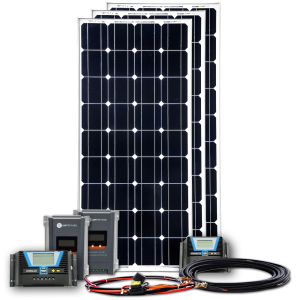 450W Solar Inselanlage Bausatz (3x150W)...
