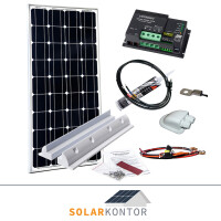 Solar Set 150 Watt Wohnmobil - Haltespoiler WATTSTUNDE®