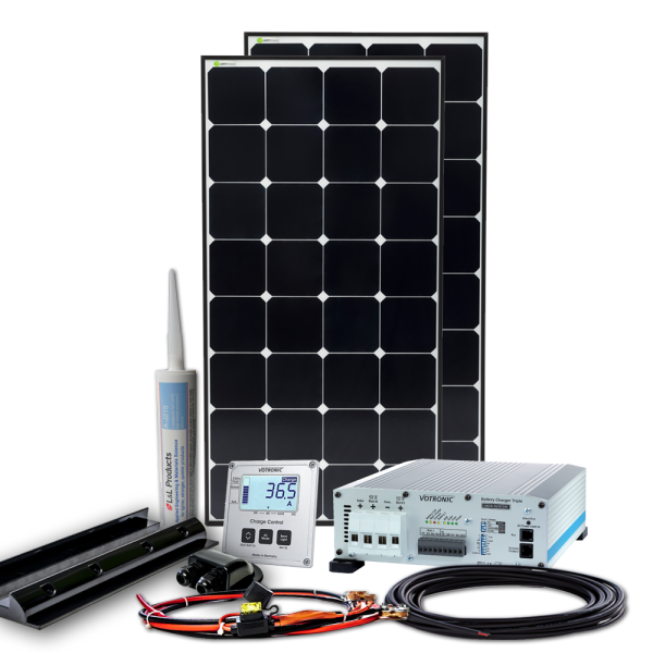 WATTSTUNDE® 250Wp VBCS DAYLIGHT Sunpower Wohnmobil Solaranlage DLS250W