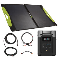 EcoFlow DELTA 2 Powerstation Bundle mit WATTSTUNDE® SolarBuddy Solartasche