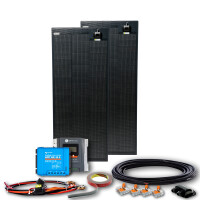 WATTSTUNDE® 250EFX-HV MultiWire MARINE MPPT Solar Komplettset für Wohnmobile & Boote