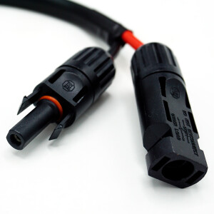 WATTSTUNDE® AK-MC-XT60-3 Adapterkabel MC4 auf XT60 female mit 3 Kontakten