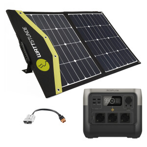 EcoFlow RIVER 2 PRO Powerstation Bundle mit SunFolder Solartasche SunFolder+ 90W