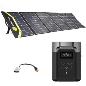 EcoFlow DELTA 2 Powerstation Bundle mit WATTSTUNDE&reg; SunFolder Solartasche WATTSTUNDE SunFolder 340W