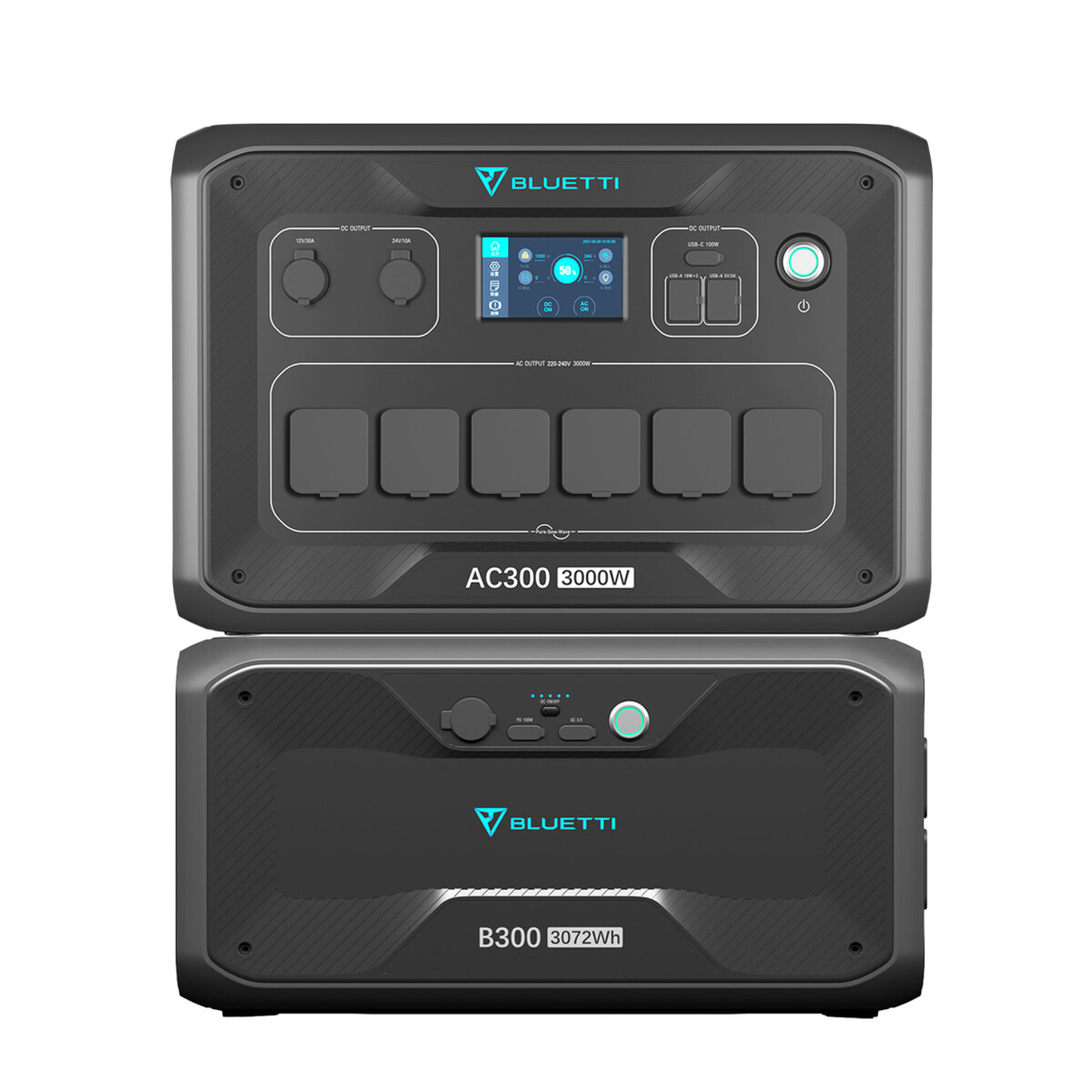 Bluetti AC300 Powerstation + B300 Zusatzbatterie Heimspeicher Ene