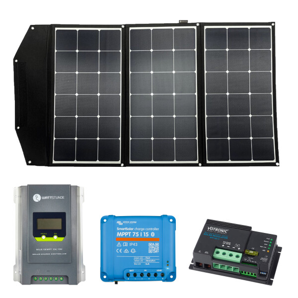 WATTSTUNDE® WS200SF-HV SunFolder+ 200Wp Solartasche Variationsset