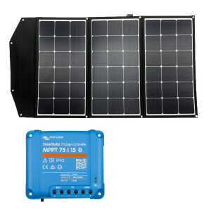 WATTSTUNDE&reg; WS200SF-HV SunFolder+ 200Wp Solartasche Variationsset  Victron SmartSolar 75/15 Nein