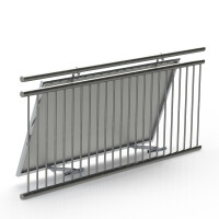 Balkon Halterung für Geländer neigbar 15-30°