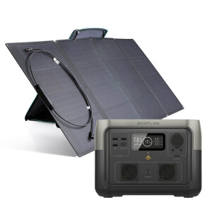 EcoFlow River 2 Max Powerstation Bundle mit EcoFlow Solarpanel 160 W